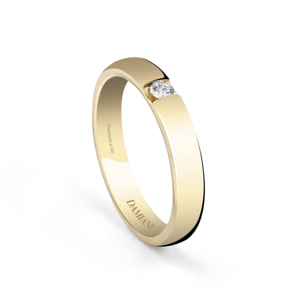 黄金外钻结婚戒指,   2.70 毫米 VERAMORE DAMIANI 20035662_c - 1
