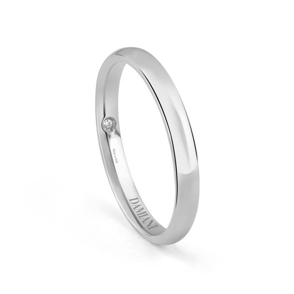 Обручальное кольцо из белого золота, 2,50 мм NOI2 DAMIANI 20046528_c - 1
