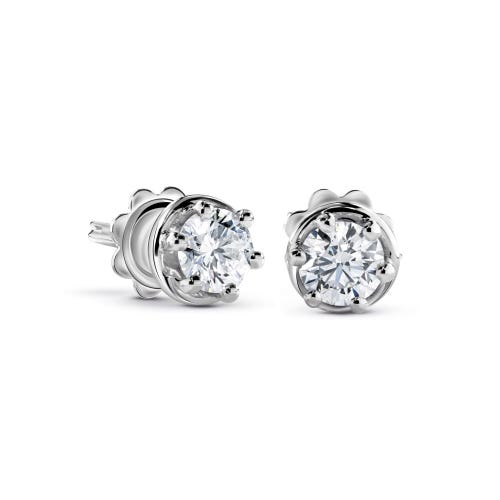White gold and diamonds earrings 0,28 carats MINOU DAMIANI 20055873_c - 1