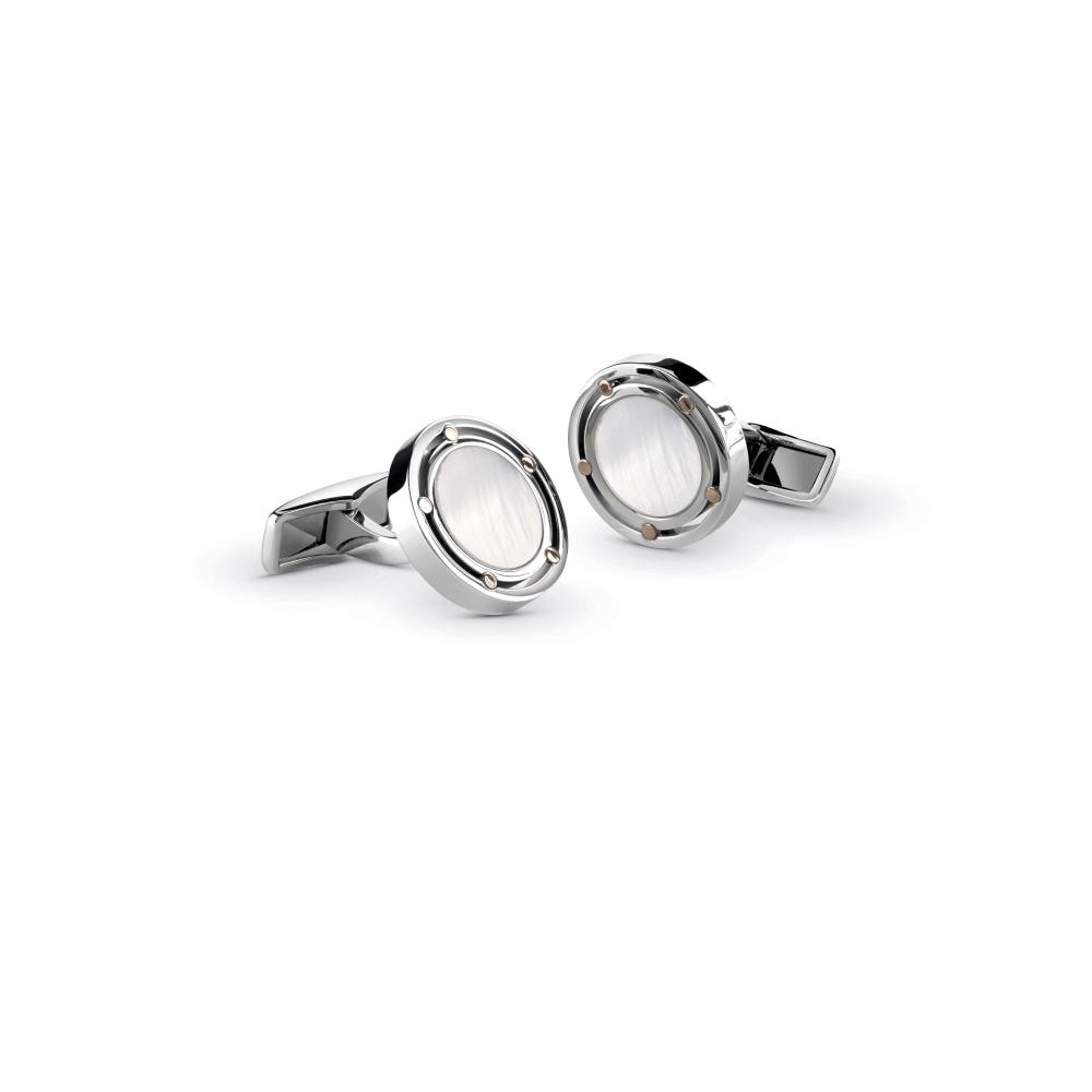 Cufflinks in gold and steel D.SIDE DAMIANI 20059645 - 1