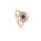 브라운 다이아몬드와 애미시스트를 세팅한 핑크 골드 링 (12 mm.) MARGHERITA DAMIANI 20072763_c - 1