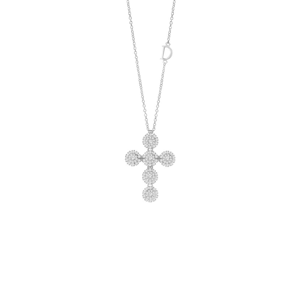 Halskette, Weiß-Gold und Diamanten MARGHERITA DAMIANI 20074590 - 1