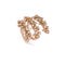 Pink gold ring with white and brown diamonds MIMOSA DAMIANI 20078498_c - 1