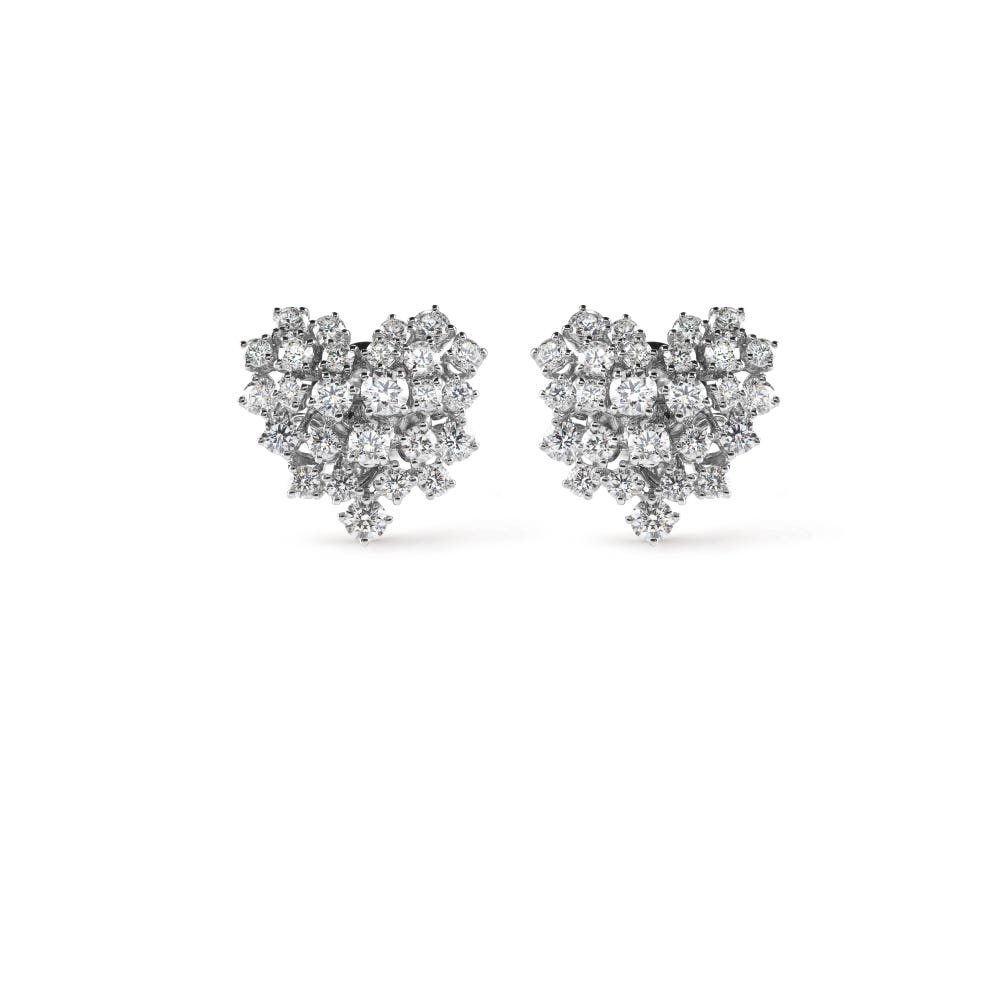 White gold and diamond earrings MIMOSA DAMIANI 20084783 - 1