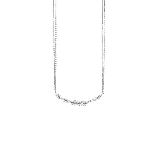 White gold and diamond necklace MIMOSA DAMIANI 20086885 - 1