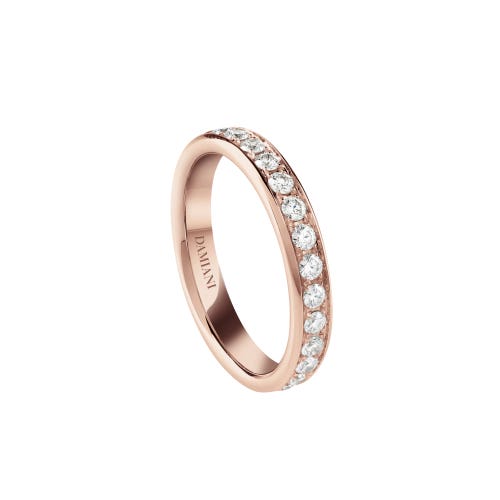 Pink gold and diamonds ring PERSEMPRE DAMIANI 20087545_c - 1