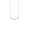 Pink gold necklac with white and brown diamonds MIMOSA DAMIANI 20087875 - 1
