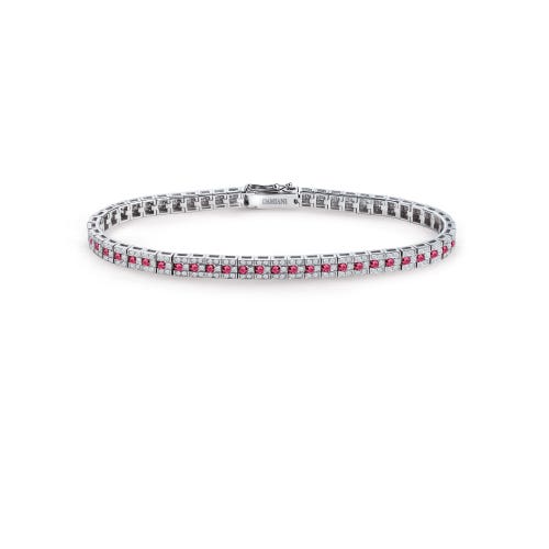 White gold bracelet with diamonds and rubies BELLE ÉPOQUE DAMIANI 20088644_c - 1