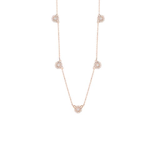 Pink gold and diamonds necklace MARGHERITA DAMIANI 20089280 - 1