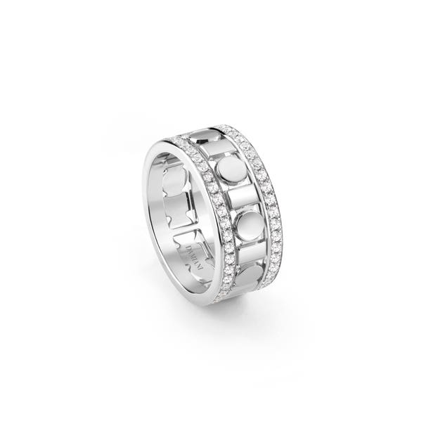 Ring, Weiß-Gold und Diamanten, 8,3 mm.  BELLE ÉPOQUE DAMIANI 20093138_c - 1
